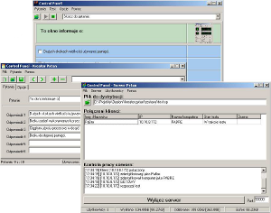 System testów Control Panel